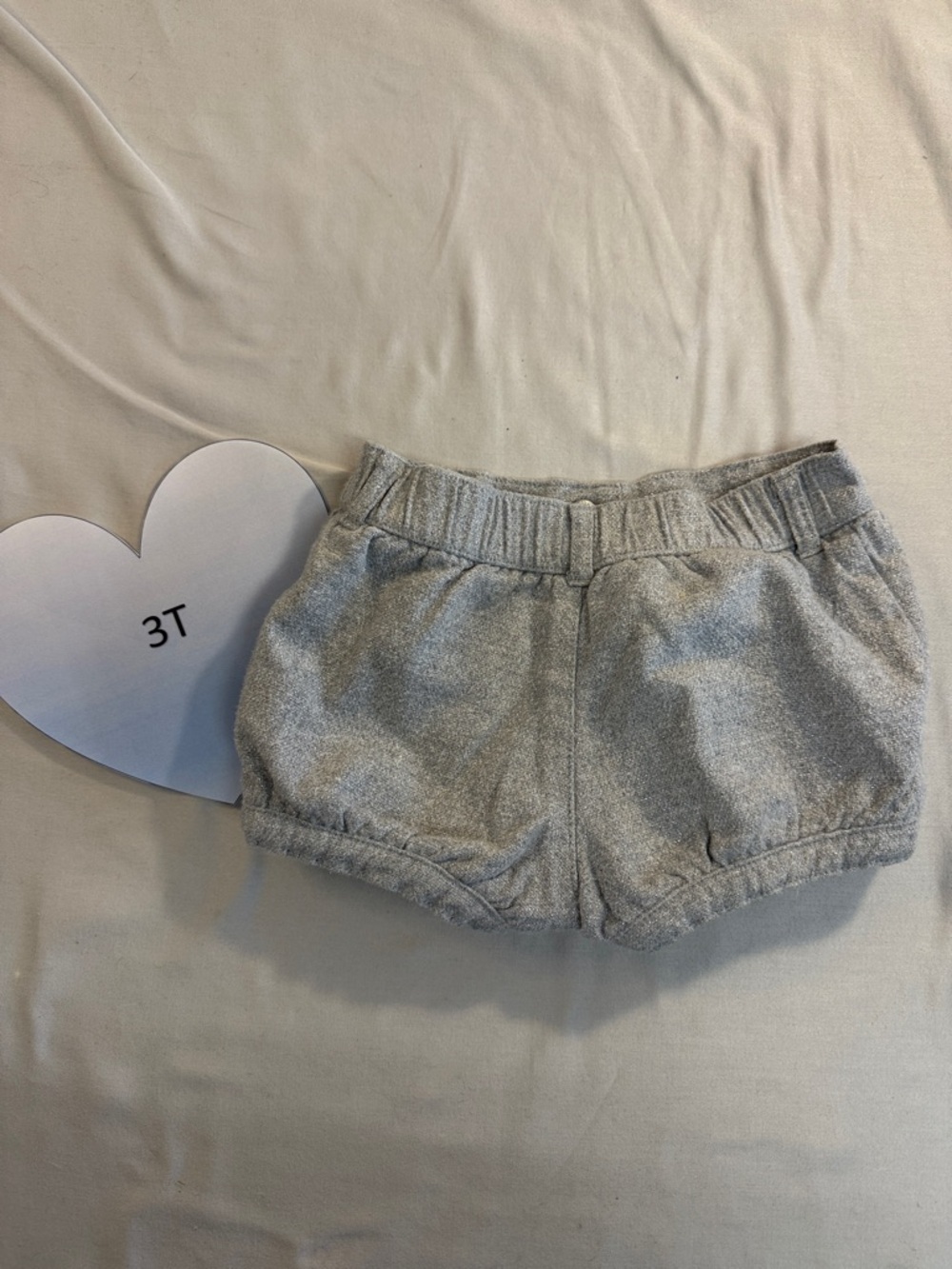 Gymboree Silver Elastic Waist Bubble Shorts